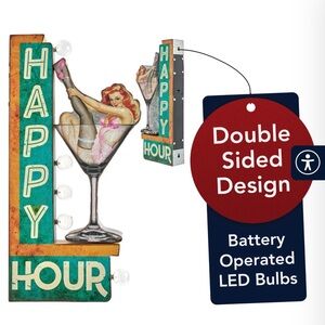 Happy Hour LED Sign